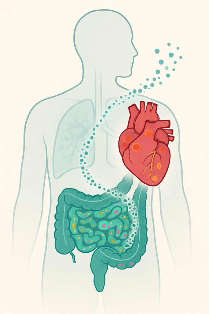 Relação do sistema cadíaco com o intestino